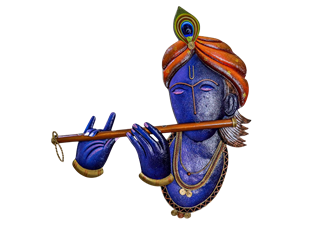  Lord krishna bansuri wall hanging