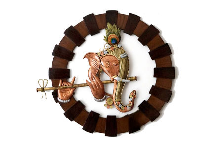 Lord Ganesha Circle wall decor