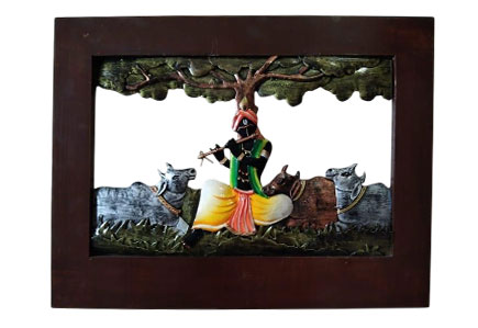 Meera-Krishna wall Decor