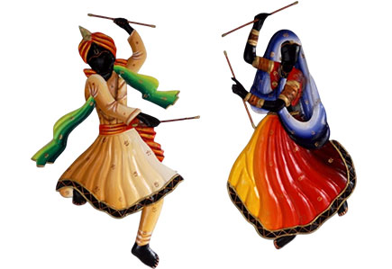 Umbrella Ganesha Metal Wall hanging