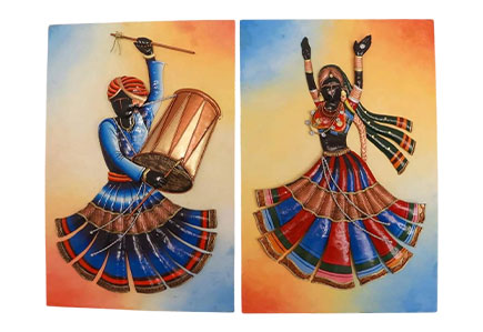 Meera-Krishna wall Decor