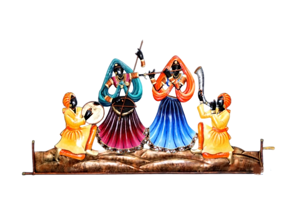  Rajastani Musician Wall Panel